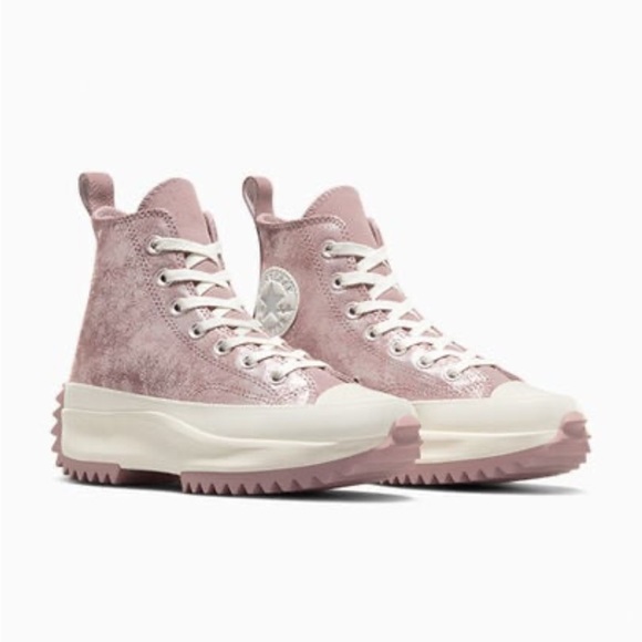 SUEDE CONVERSE 8.5 Run Star Hike Platform Suede Hightop Shoe - Picture 8 of 8